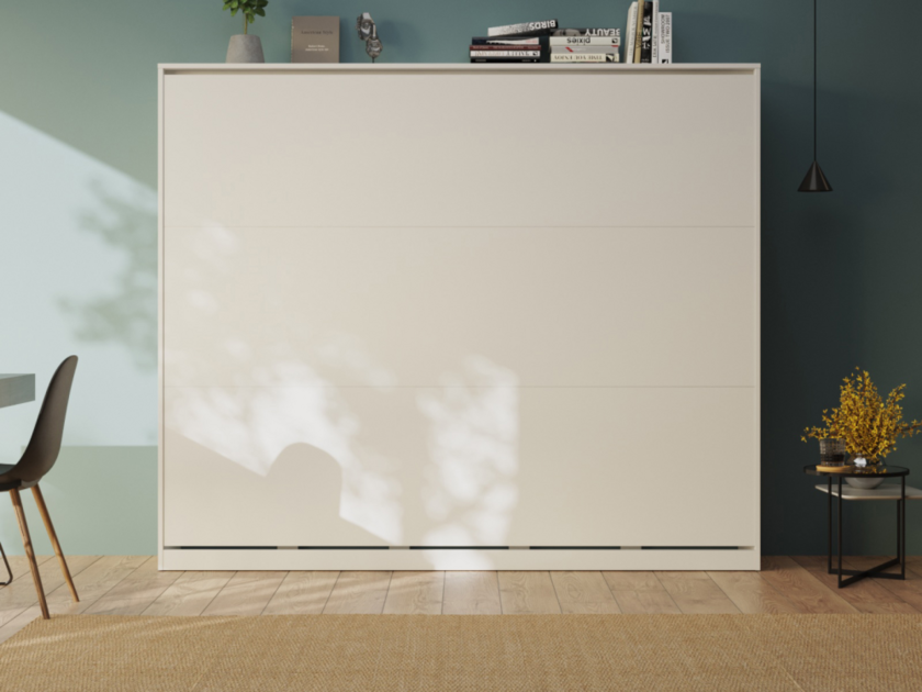 Classic liggande sängskåp med dubbelsäng 160x200 centimeter
